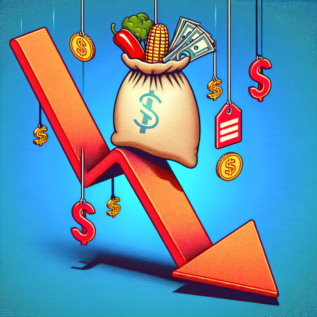 Inflazione in calo, ma il cibo costa di più