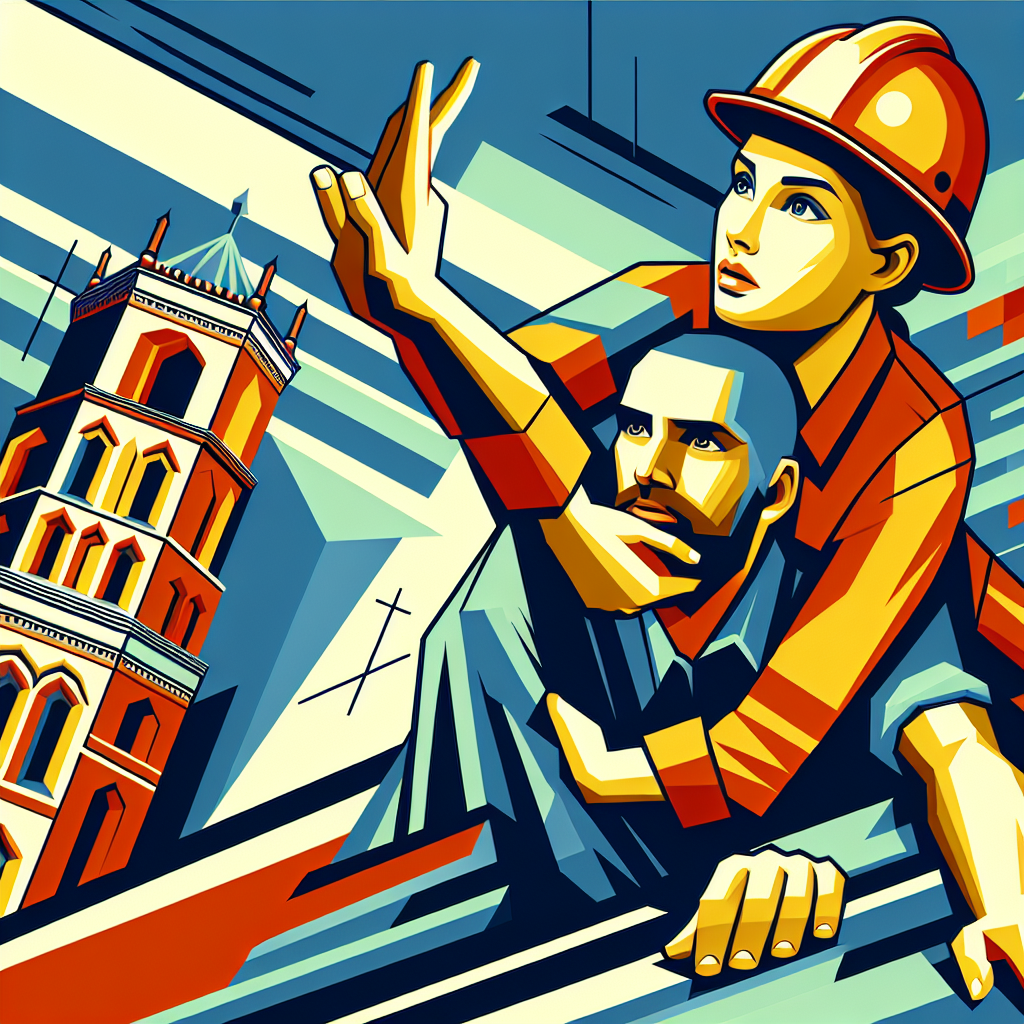 Crollo alla Torre dei Conti: operaio salvato