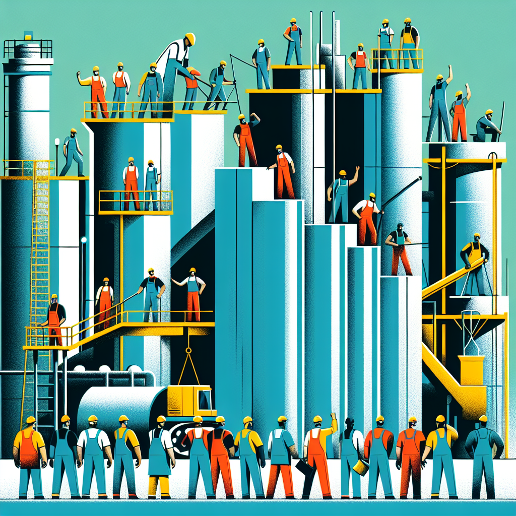 Operai Eurallumina in protesta su silo, attesa risposta