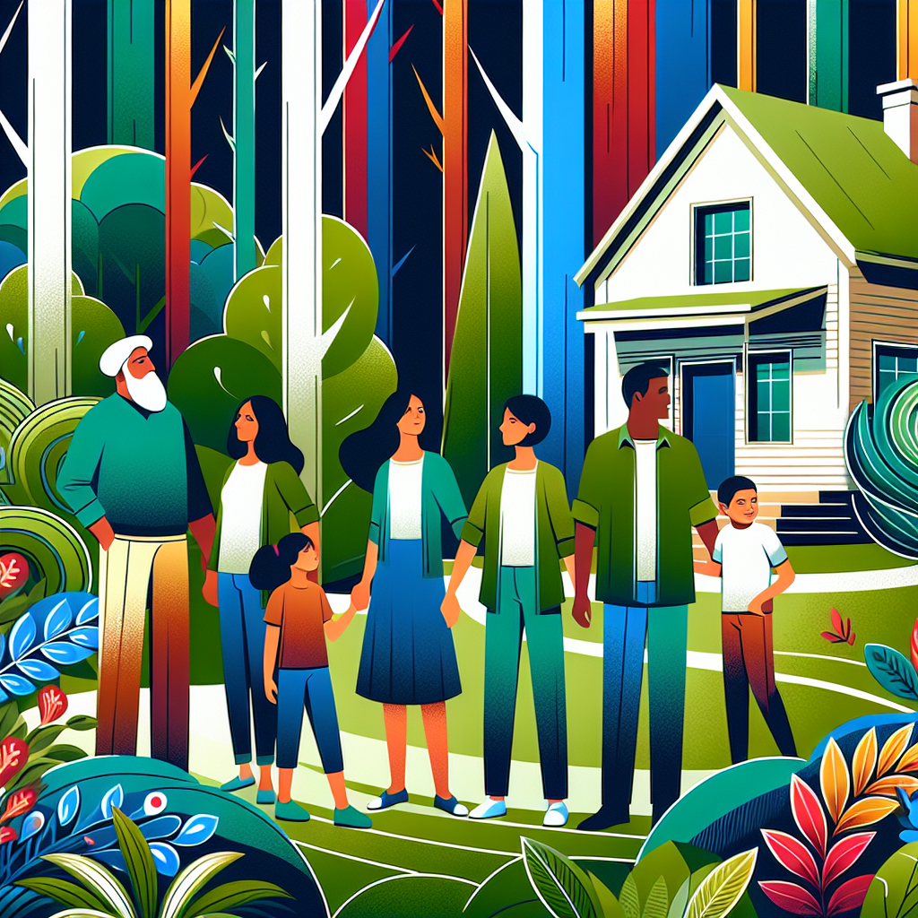 Famiglia nel bosco accoglie nuova casa donata