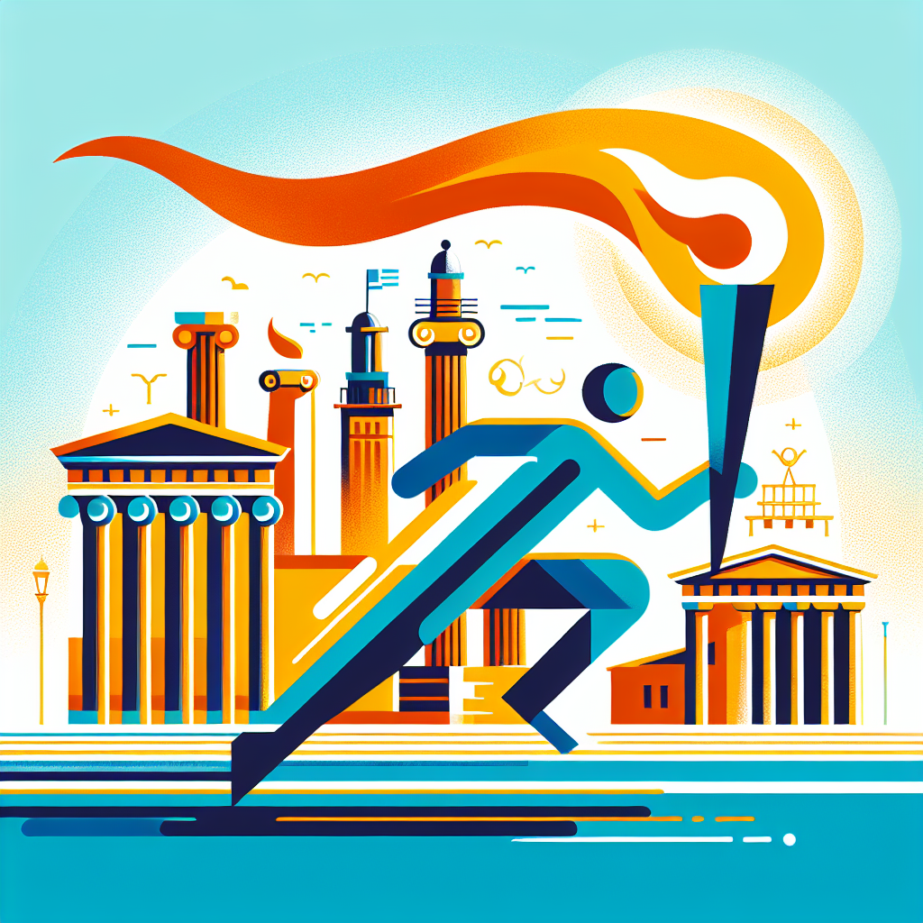 Atene celebra l'arrivo della fiaccola olimpica