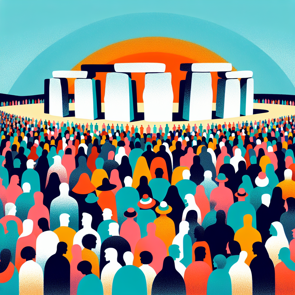 Folla a Stonehenge per il Solstizio d'Inverno