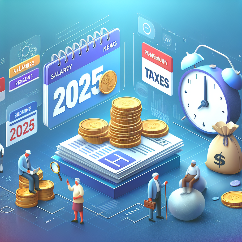 Novità su salari, pensioni e tasse nel 2025