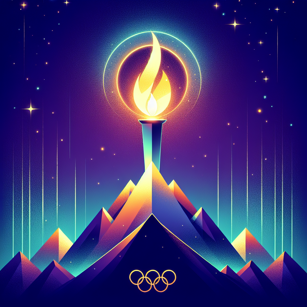 La Fiamma Olimpica Brilla sul Monte Rosa