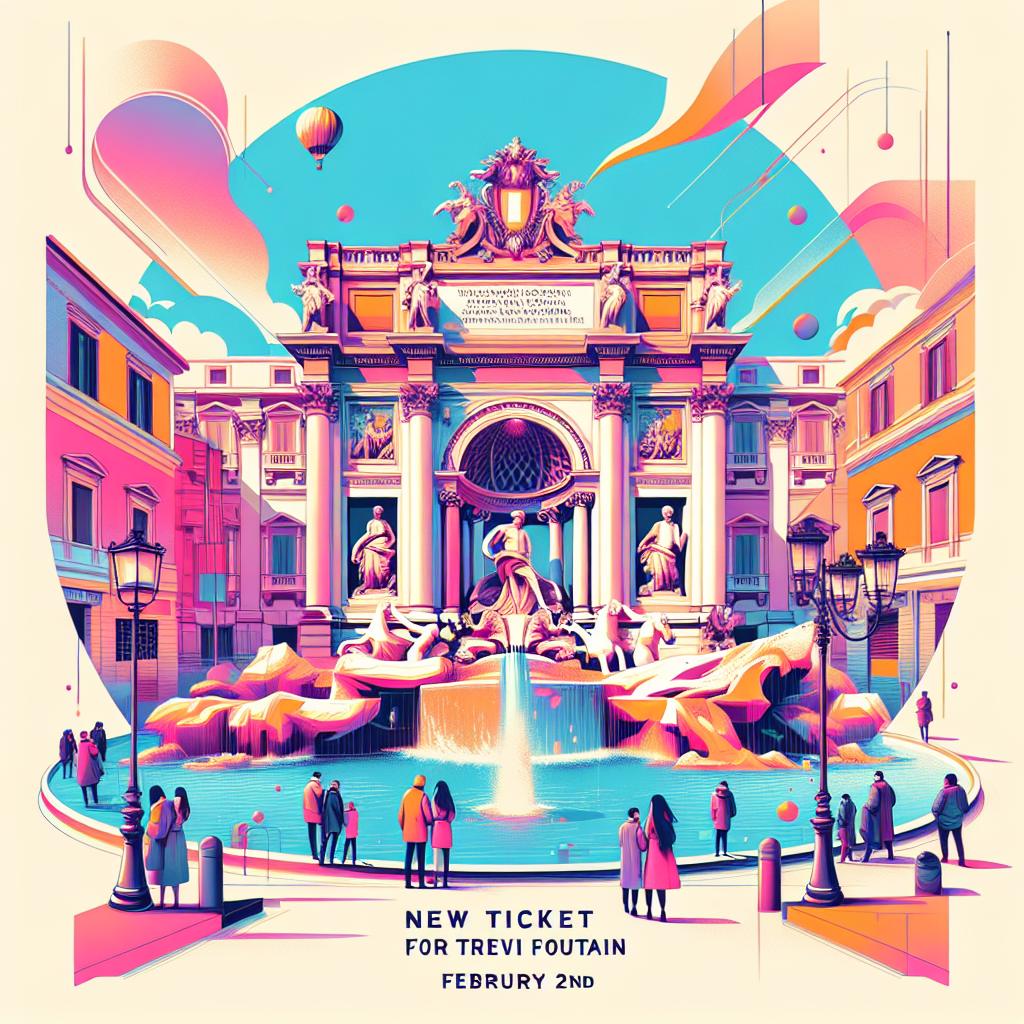Nuovo Biglietto per Fontana di Trevi dal 2 Febbraio