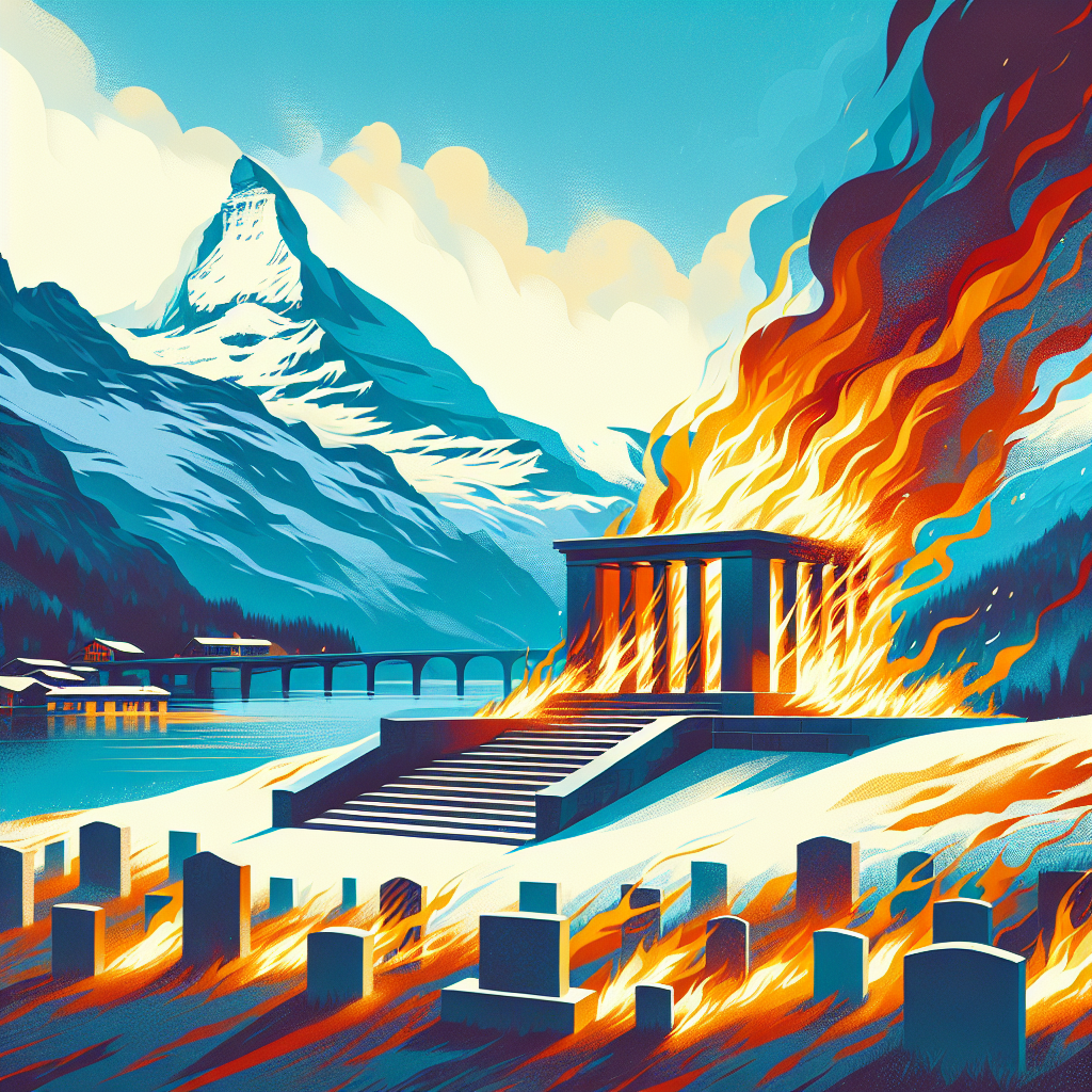 Incendio Devasta Memoriale a Crans-Montana