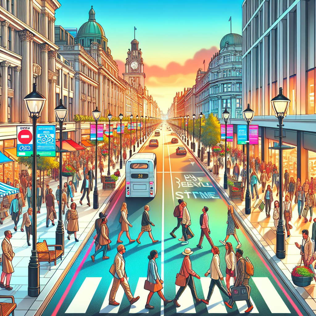 Oxford Street diventa zona pedonale entro settembre