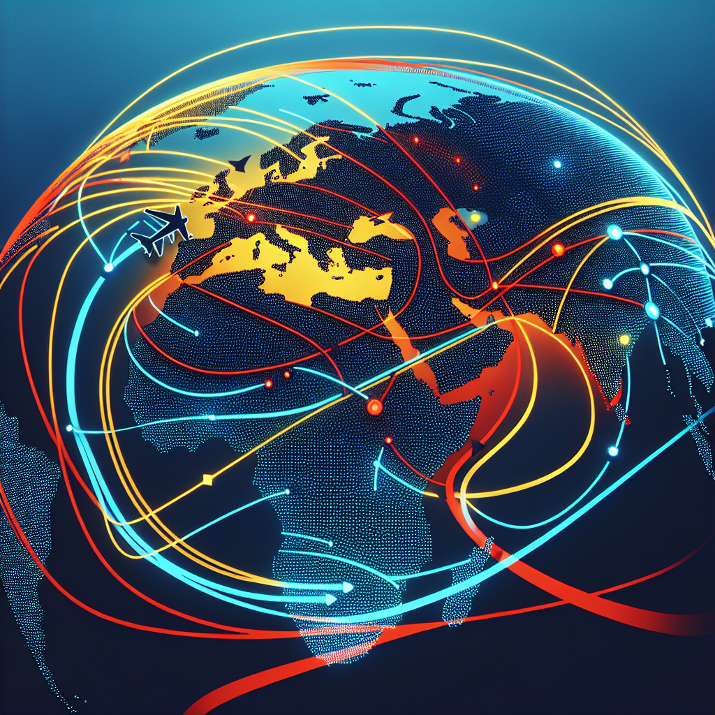 Cambiamenti nelle rotte aeree globali per evitare il Medio Oriente