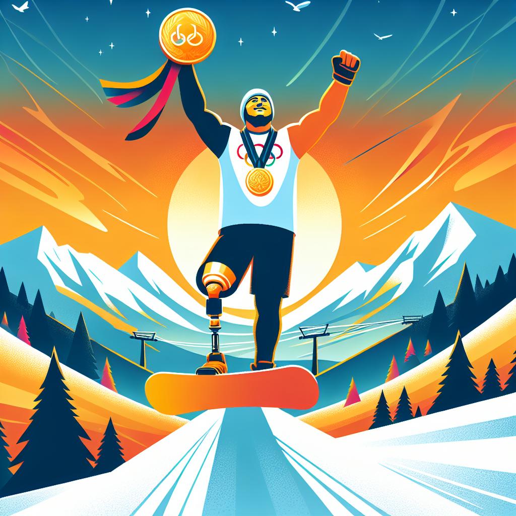 Luchini conquista l'oro nello snowboard paralimpico