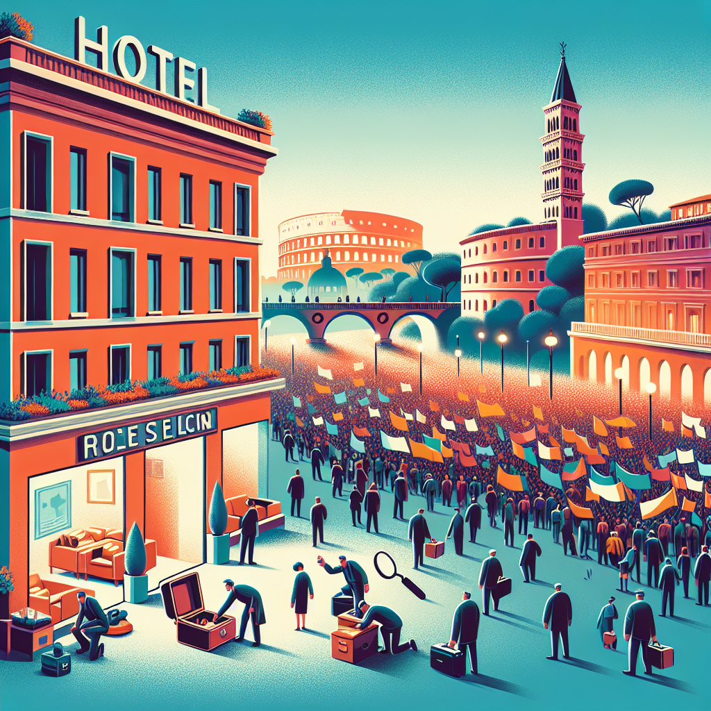 Protesta a Roma, perquisizione in hotel per Salis